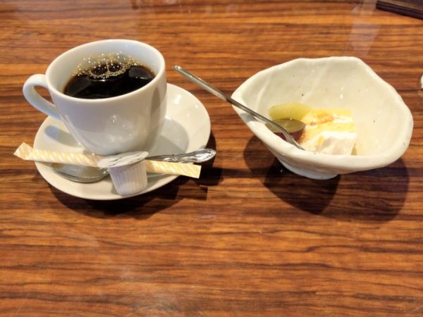 【居酒屋】舎夢　食後のデザートとコーヒー